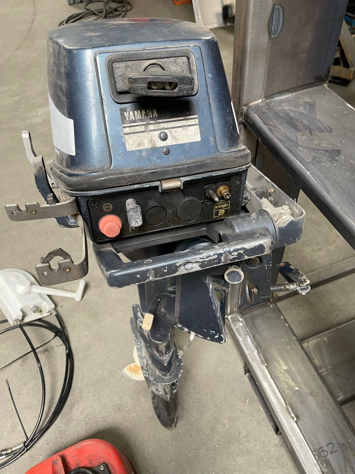 Yamaha 8 pk kortstaart buitenboordmotor, Ophalen, Gebruikt, 5 tot 10 pk, Buitenboordmotor