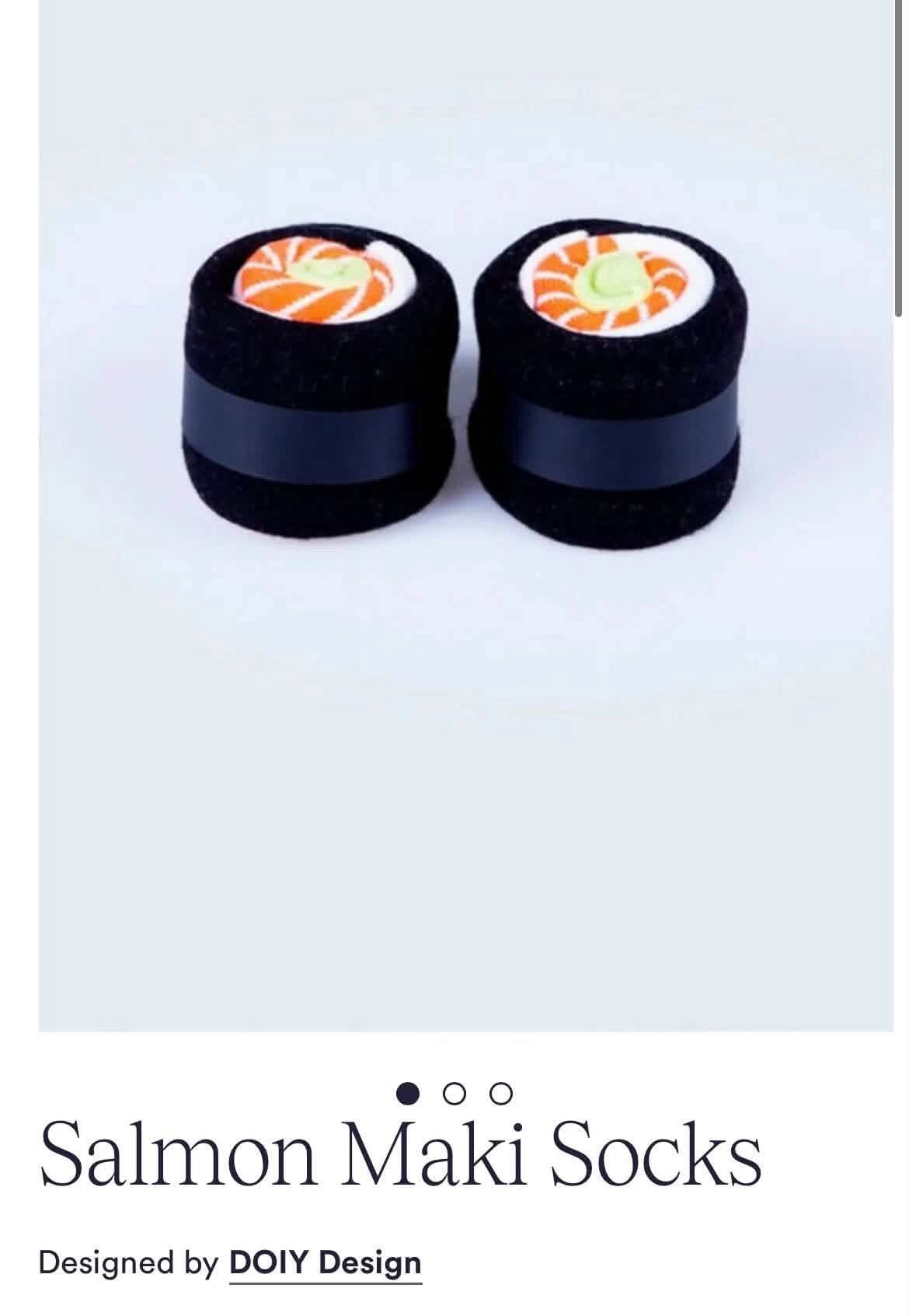 DOIY-cadeauset - sokken met zalm/sushi motief, Ophalen of Verzenden, Nieuw, Overige maten, Overige kleuren