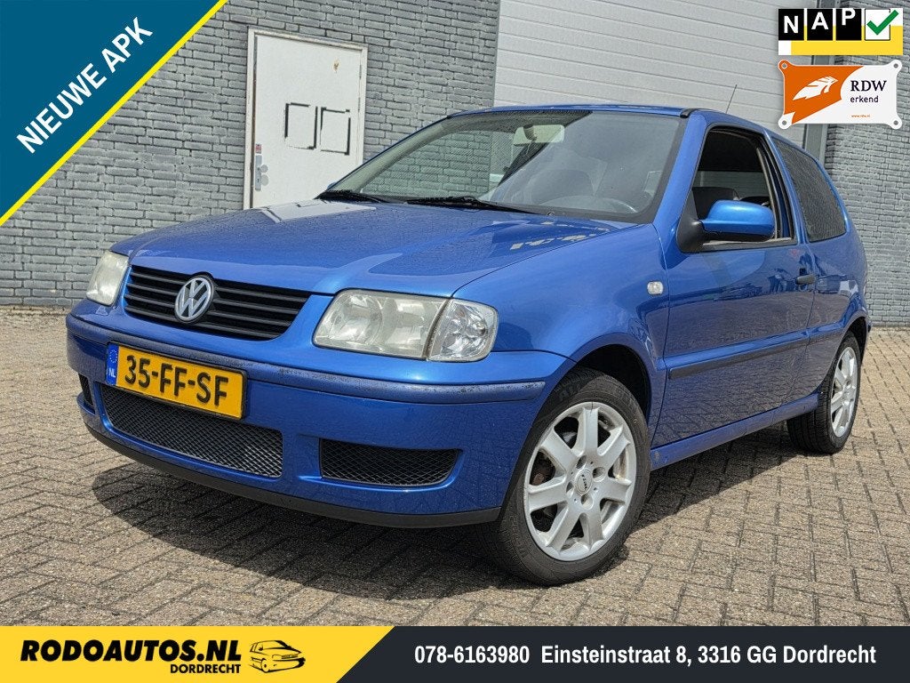 Volkswagen Polo 1.4 Trendline Stuurbekr. APK 04-2027 ✅, 450 kg, Gebruikt, 4 cilinders, Origineel Nederlands