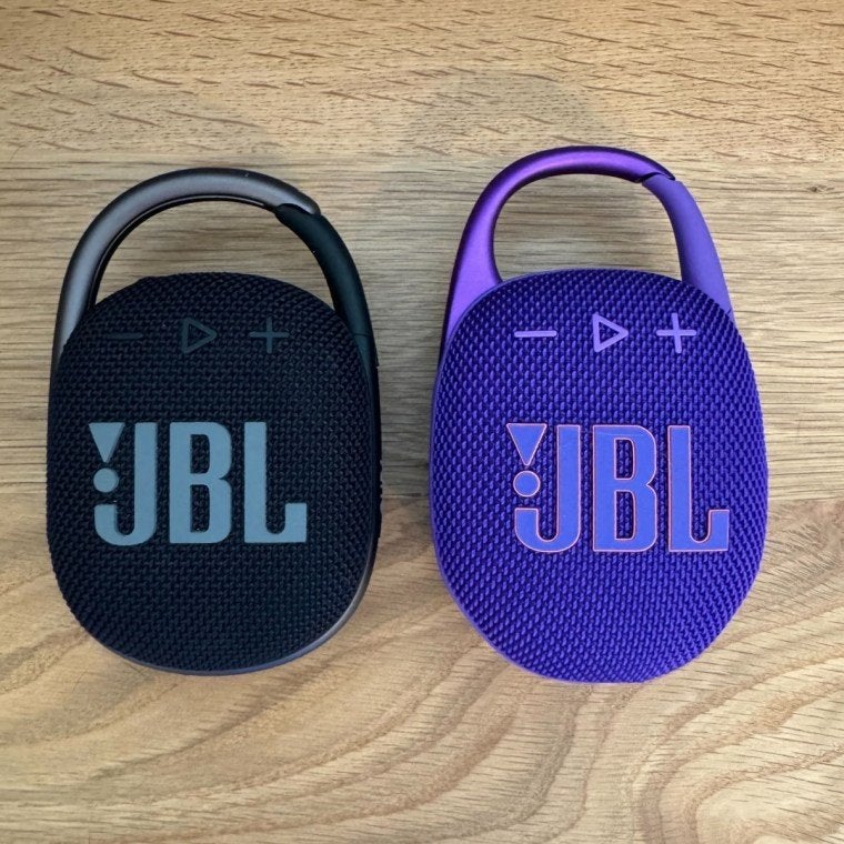 JBL Clip 4 Draagbare Bluetooth Speaker - Zwart & Paars, JBL, Ophalen of Verzenden, Zo goed als nieuw, Draagbare speaker