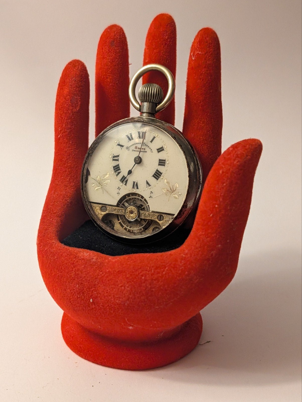Hebdomas 8 Dagen Zakhorloge - Werkend, Overige merken, Overige materialen, Zakhorloge, 1900 tot 1930
