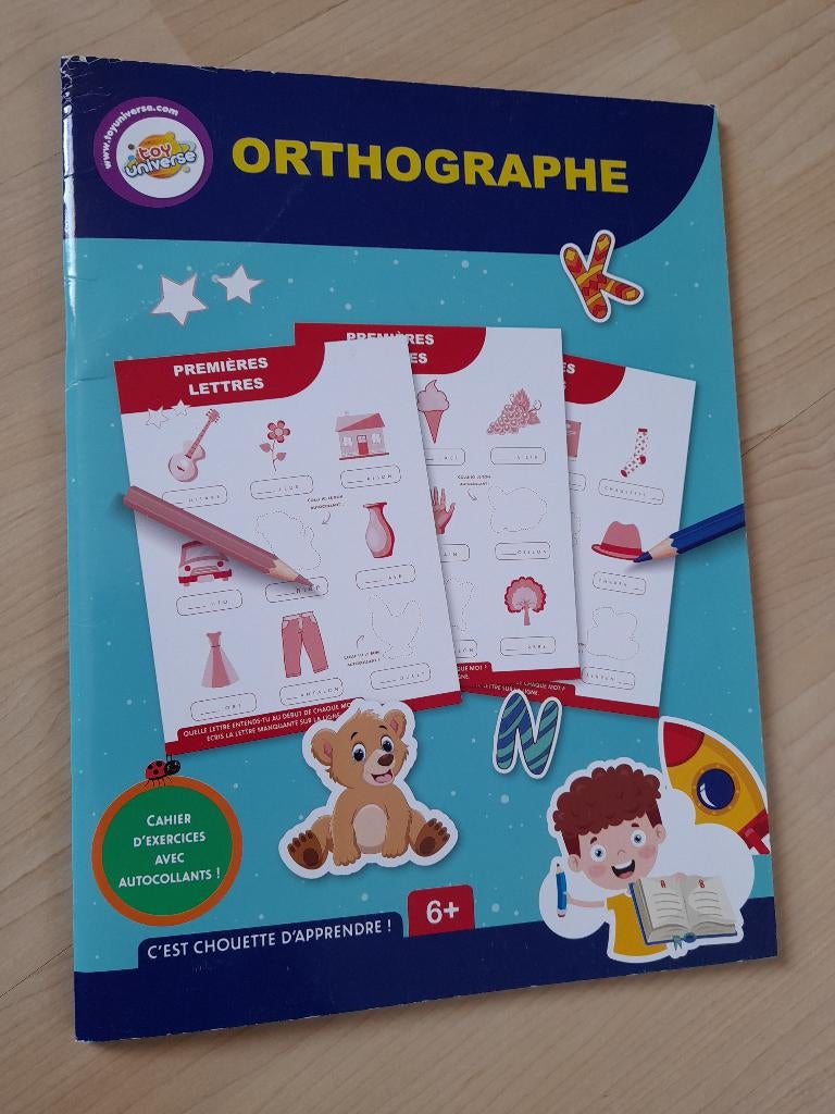 ORTHOGRAPHE TOY UNIVERSE 6+ MET STICKERS franstalig, Ophalen of Verzenden, Nieuw, Fictie algemeen