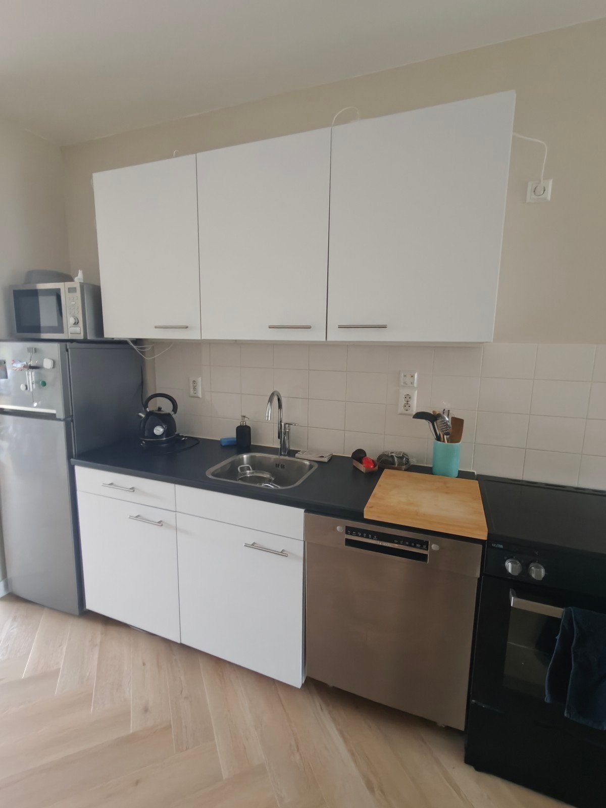 Bruynzeel keuken - Ophalen vanaf 3 augustus, Huis en Inrichting, Ophalen, Wit, Enkelwandige keuken, Zo goed als nieuw