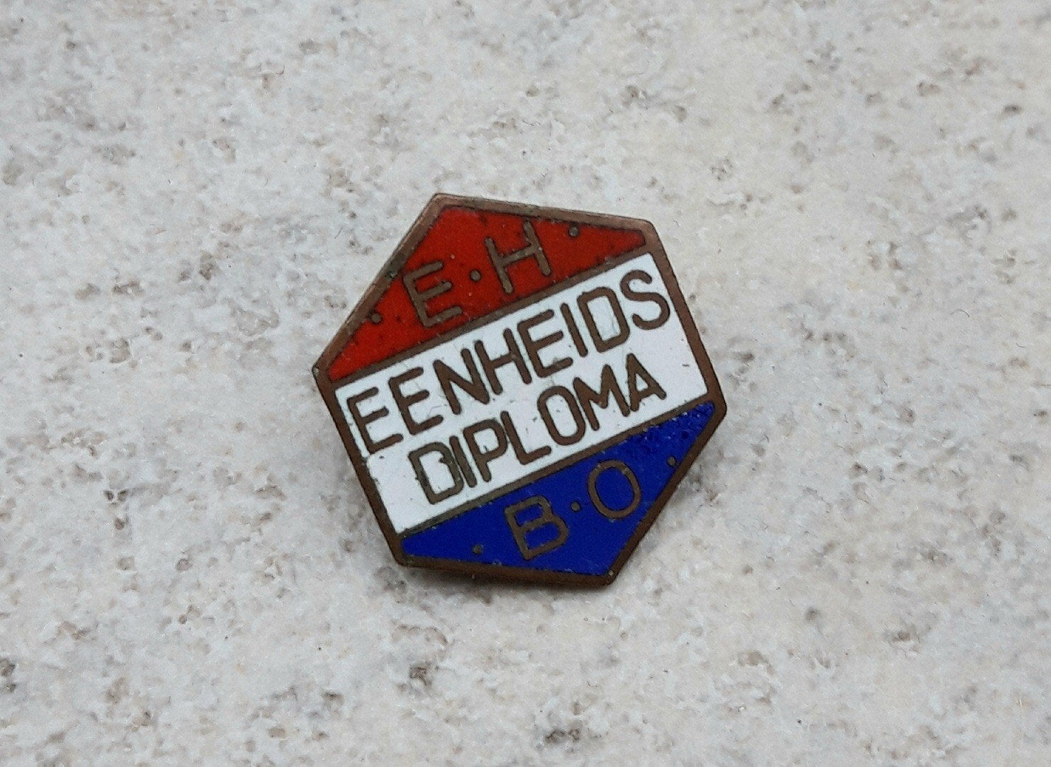E.H.B.O. speldje, Eenheidsdiploma, Verzamelen, Verzenden, Landmacht, Nederland, Embleem of Badge