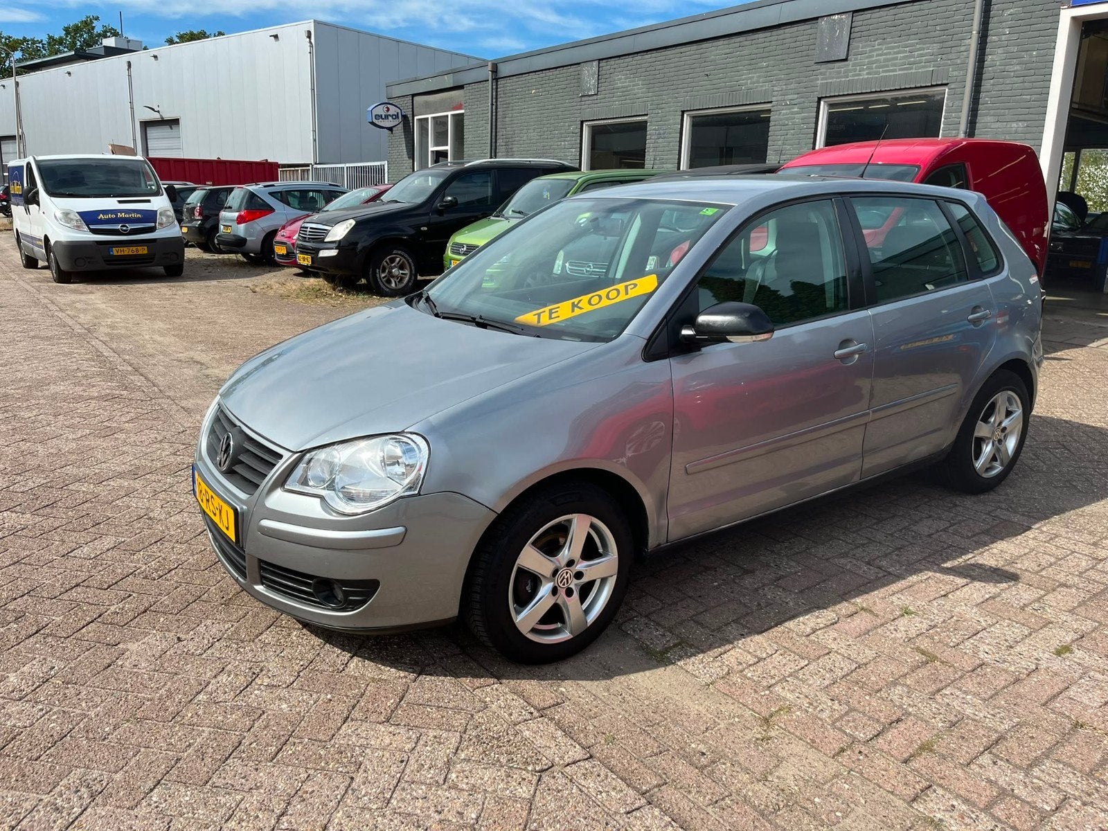 Volkswagen Polo 1.4 55KW 2005 Grijs Airco APK, Voorwielaandrijving, 15 km/l, Origineel Nederlands, Bedrijf