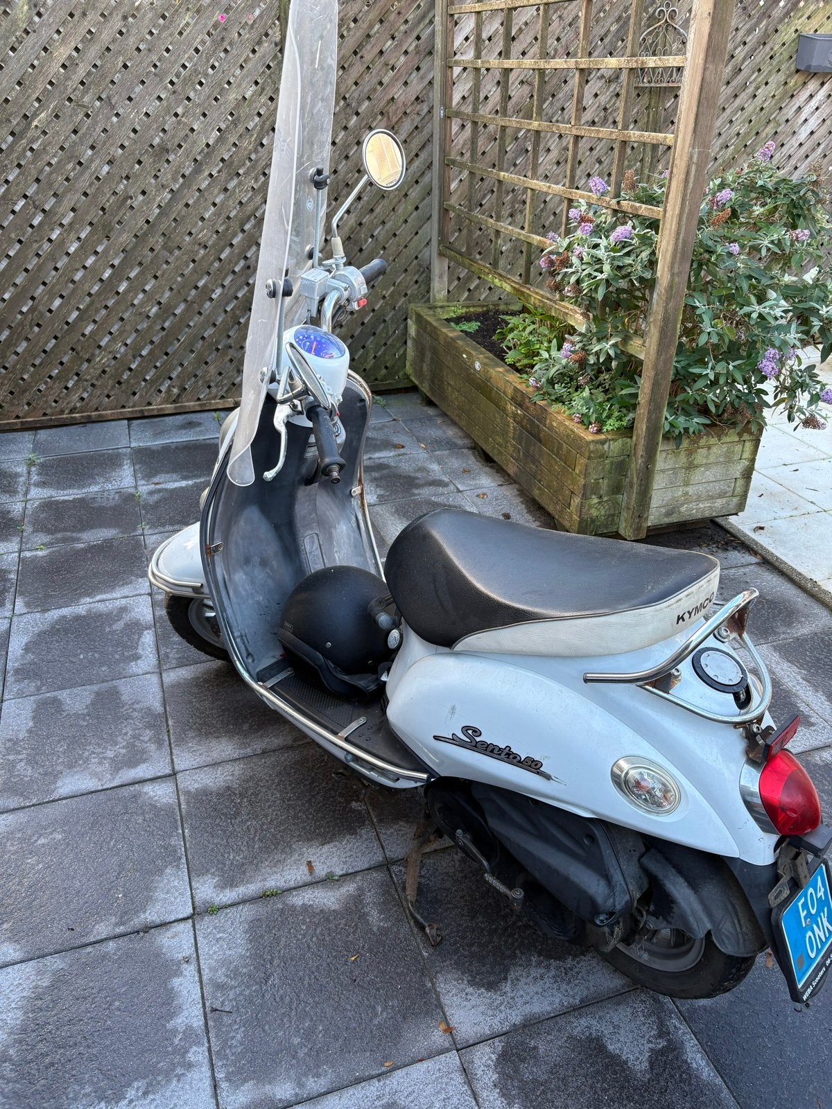 Kymco Sento 50 Scooter - Wit, Goed Onderhouden, Fietsen en Brommers, Ophalen of Verzenden, Gebruikt, Maximaal 45 km/u, Benzine