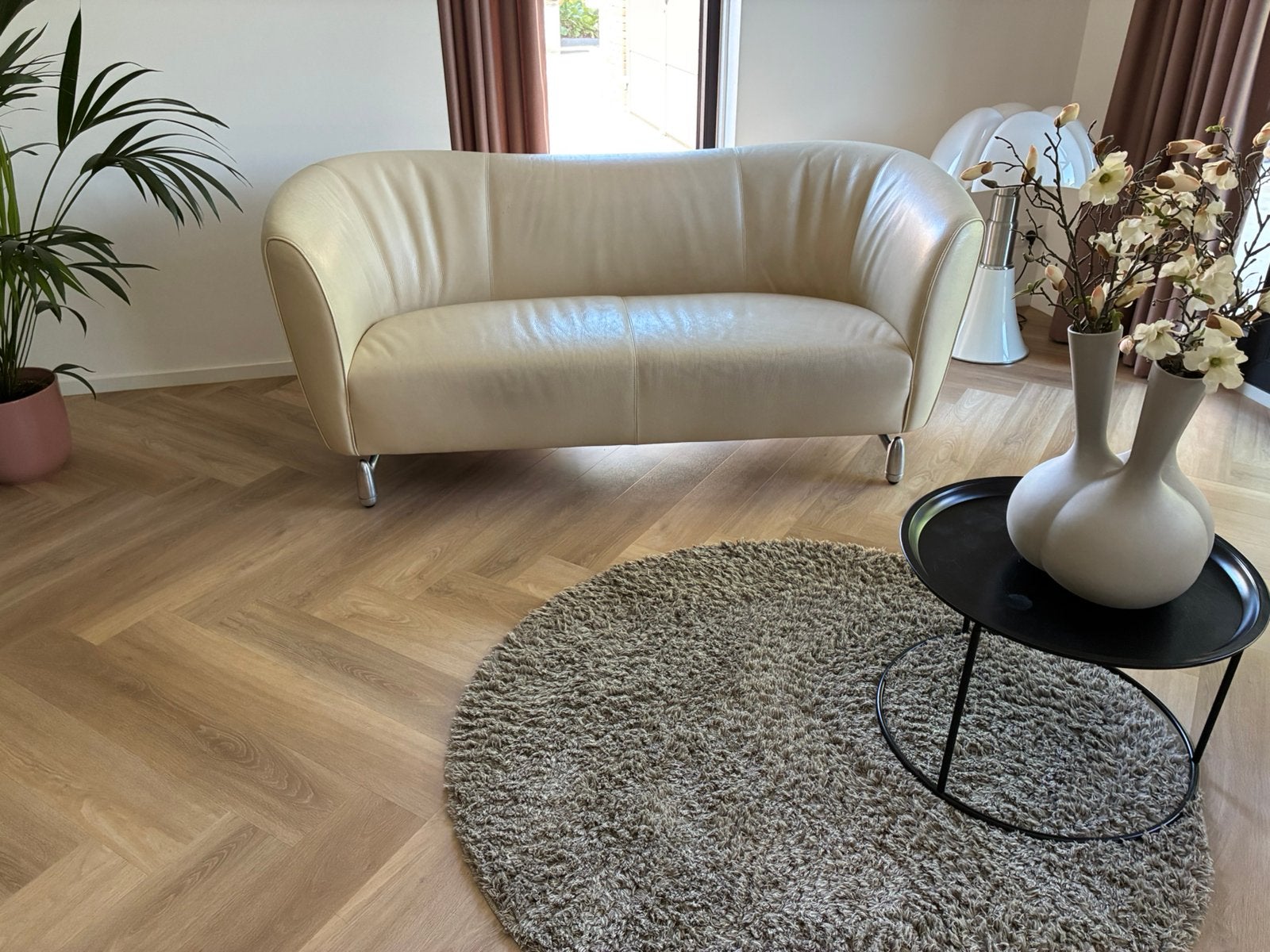 Designbank Leolux Pupilla, Ophalen, Design, 150 tot 200 cm, Tweepersoons