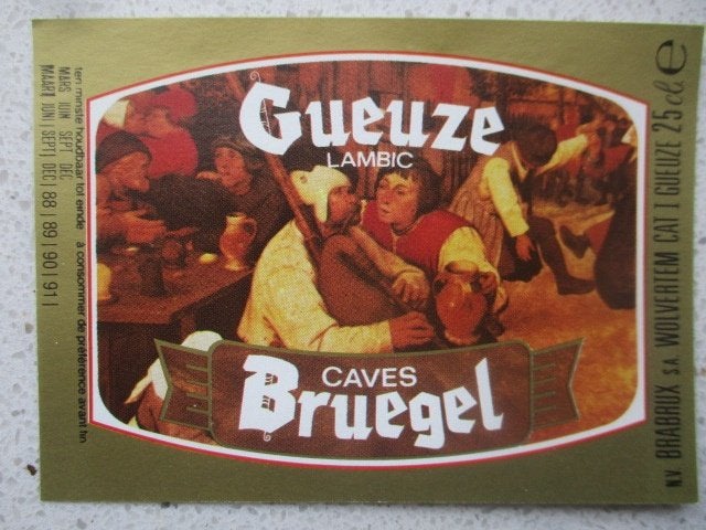 bieretiket Belgie 27-6 (11A) brabux, Verzamelen, Ophalen of Verzenden, Nieuw, Overige typen, Overige merken
