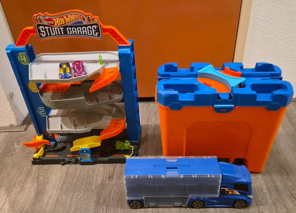 Hot Wheels Track Builder & Stunt Garage, Ophalen, Zelf te bouwen, Hot Wheels, Handmatig
