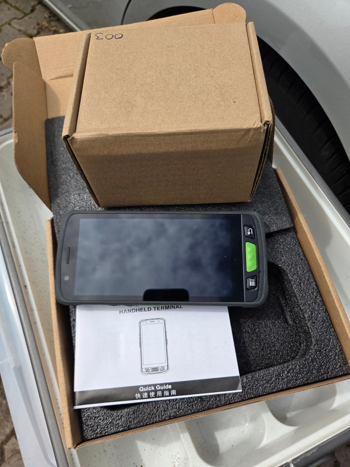 Handheld Terminal met Oplaadstation en Accessoires, Ophalen, Gebruikt, Overige typen, Universeel