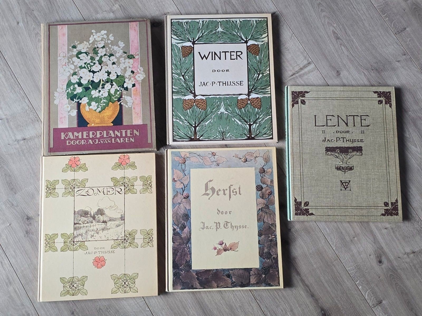 Antieke Verkade boeken uit de jaren 20 & 30 €20 p/st, Ophalen of Verzenden, Zo goed als nieuw, Jac. P. Thijsse, Plaatjesalbum