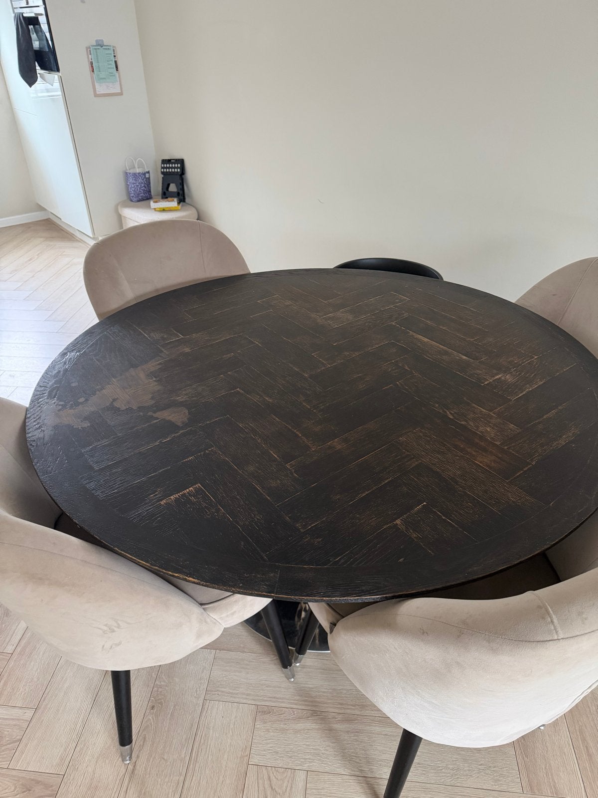 Orginele Richmond salon en eettafel! Nieuwprijs: €3320, Huis en Inrichting, Ophalen, Gebruikt, 50 tot 100 cm, 150 tot 200 cm