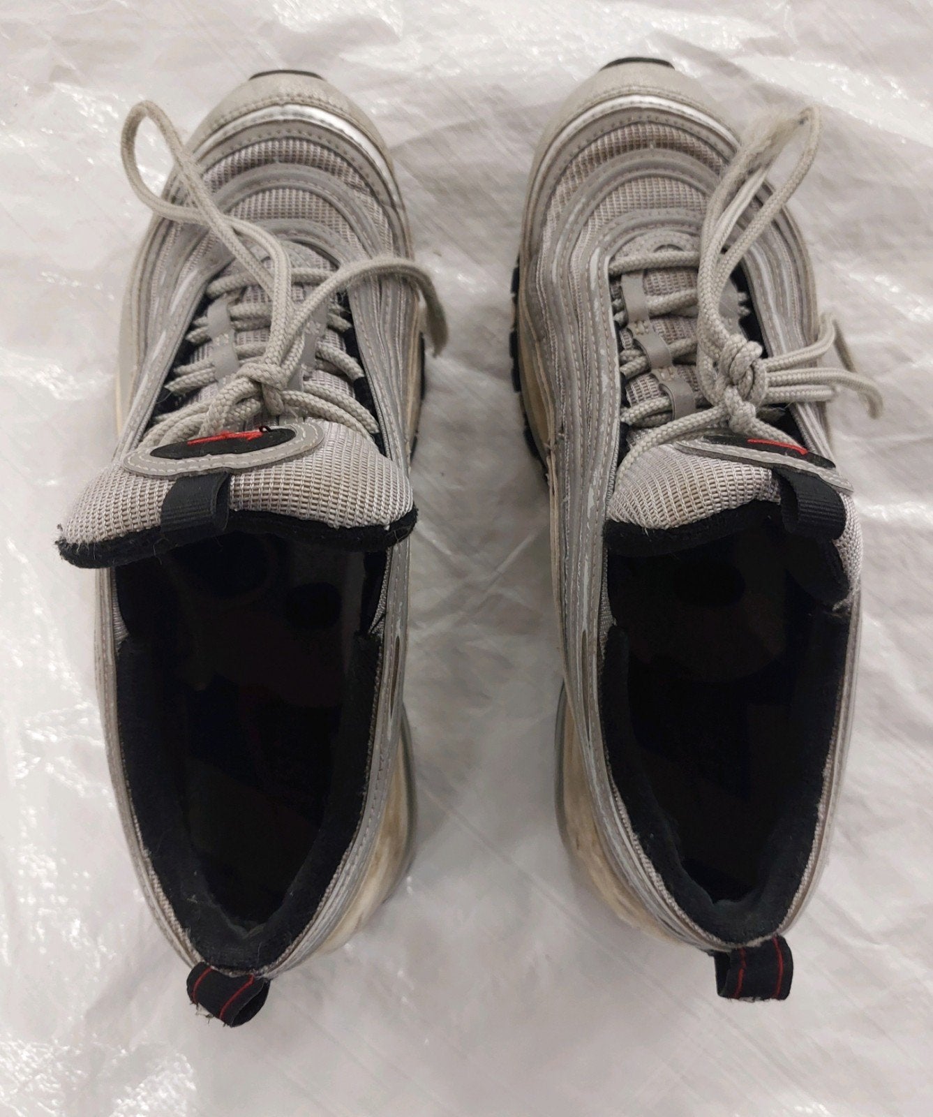 Nike Air Max 97 Silver Bullet, Ophalen of Verzenden, Sneakers of Gympen, Gedragen, Nike air max