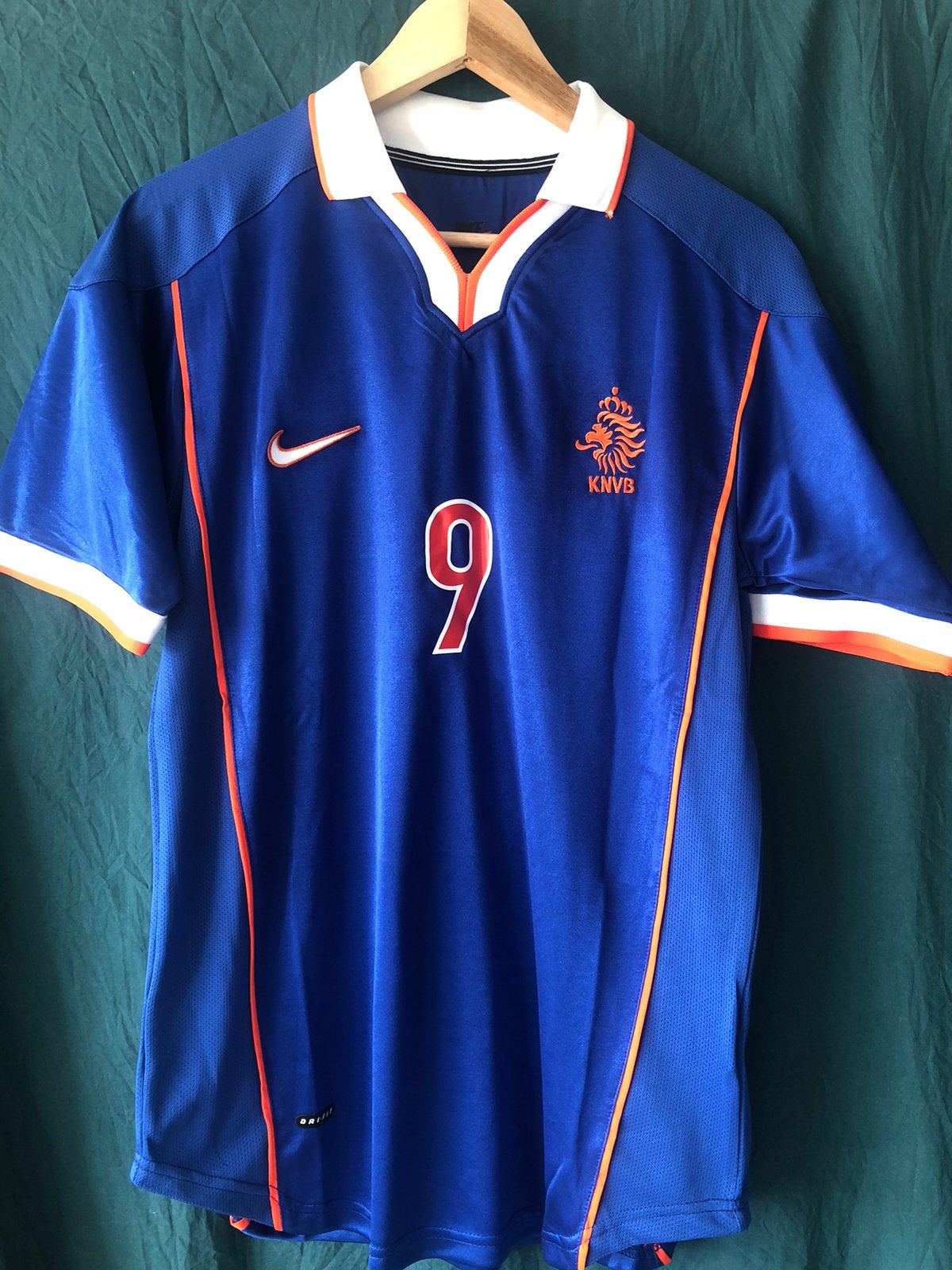 Kluivert Nederlands elftal ‘98 retro voetbalshirt maat M, Ophalen of Verzenden, Zo goed als nieuw, Overige binnenlandse clubs