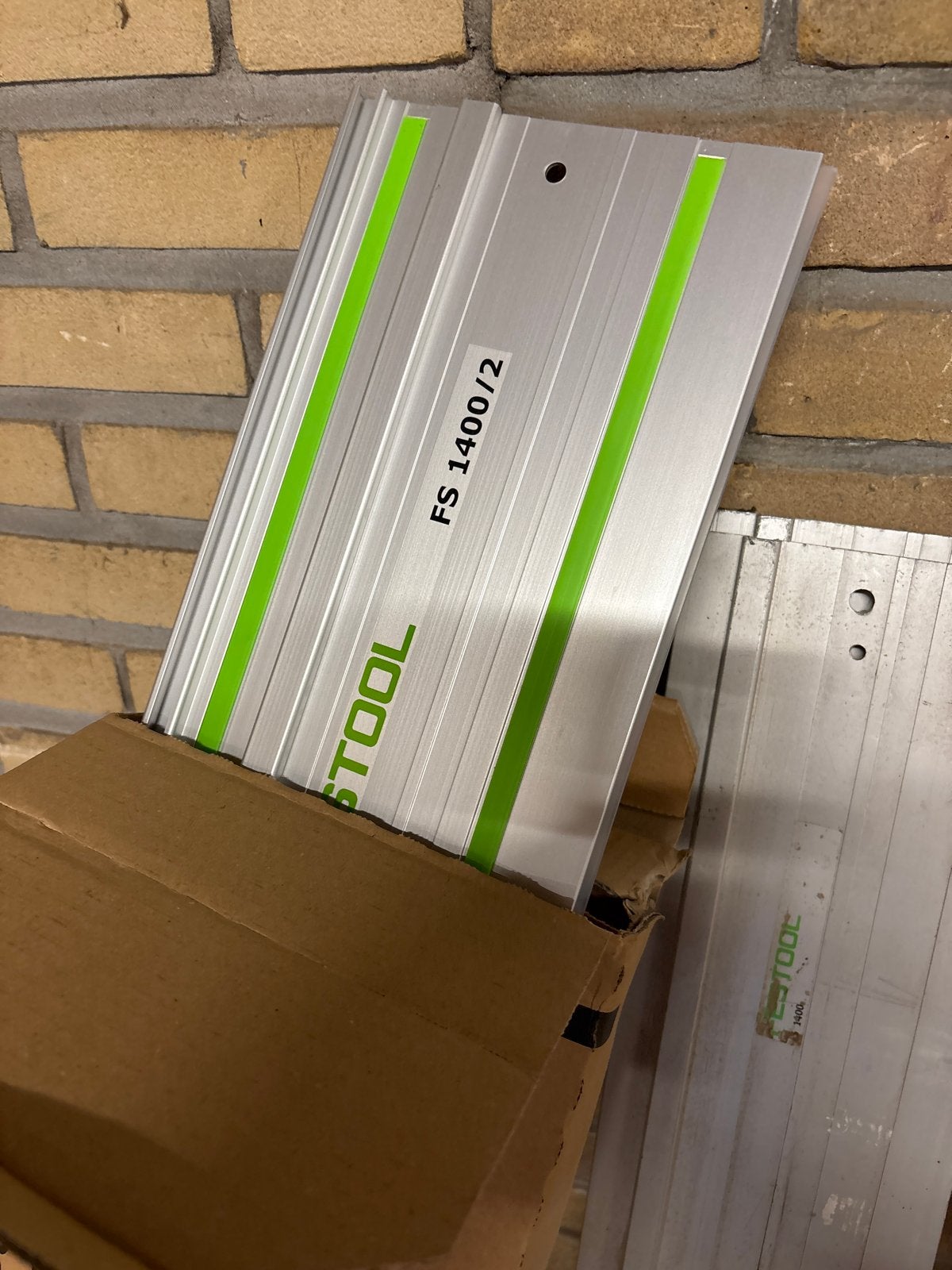 Festool FS 1400/2 geleiderail nieuw en 2 gebruikte, Ophalen, Nieuw