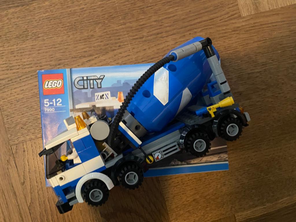 Lego 7990 City Betonmixer, Kinderen en Baby's, Speelgoed | Duplo en Lego, Zo goed als nieuw, Lego, Complete set, Inclusief instructies
