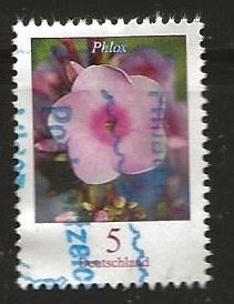 Duitsland 4, phlox, Verzenden, 1990 tot heden, Gestempeld