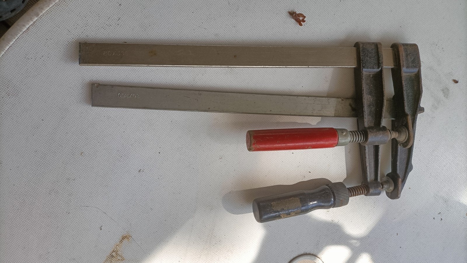 Set van 9 gebruikte lijmklemmen in diverse maten, Doe-het-zelf en Verbouw, Ophalen of Verzenden
