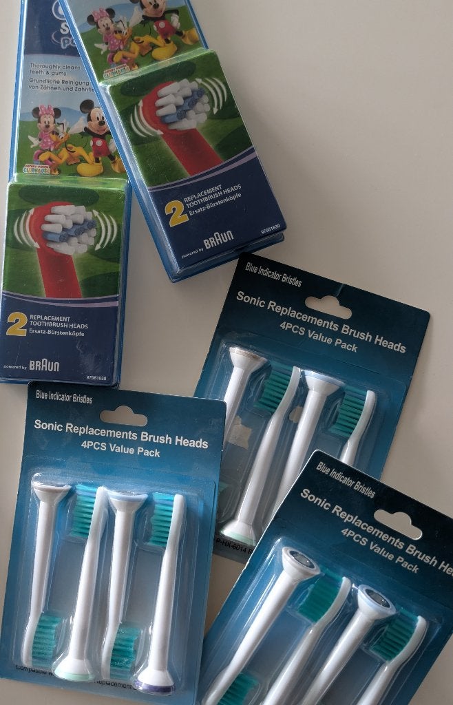 Opzetborstels Oral-B en Philips Sonicare (16 st) - NIEUW, Ophalen of Verzenden, Nieuw, Opzetborstel