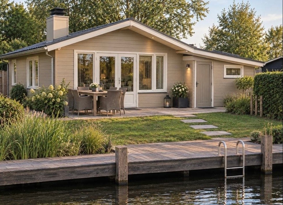 Luxe vakantiewoning, Noord-Holland, Chalet, Bungalow of Caravan, 2 slaapkamers, Recreatiepark