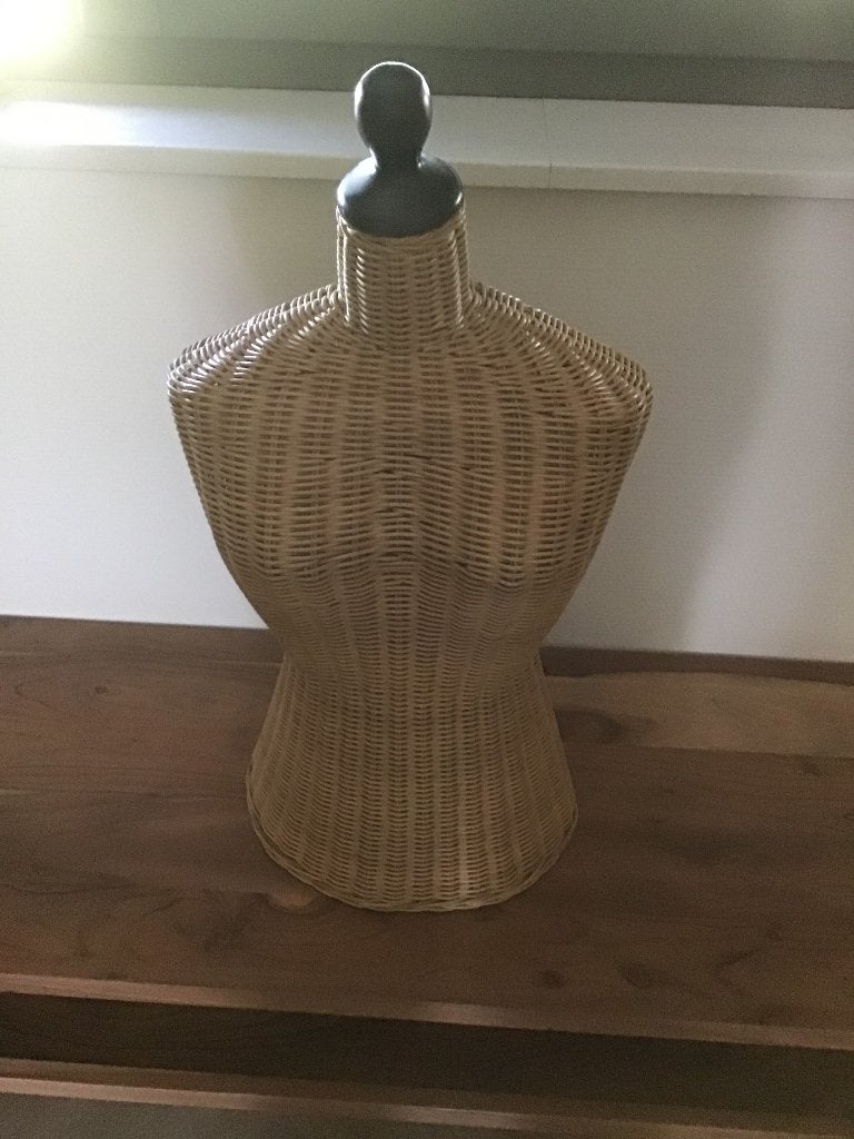 Vintage dames torso van rotan/ pitriet., Ophalen, Overige typen