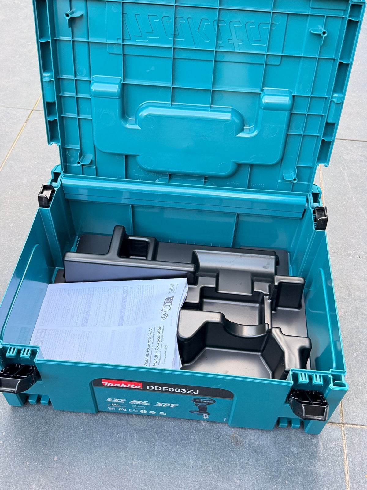 Makita m-box nieuw met inlage €20, Doe-het-zelf en Verbouw, Gereedschap | Boormachines, Ophalen of Verzenden, Nieuw