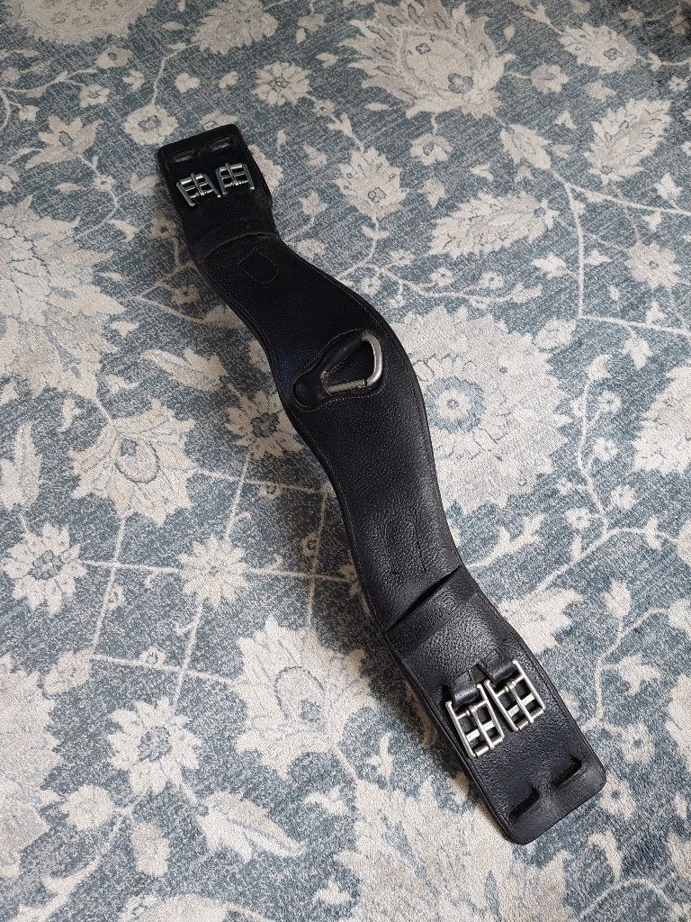CWD anatomische dressuursingel 70cm, Gebruikt, Ophalen of Verzenden, Zwart, Singel