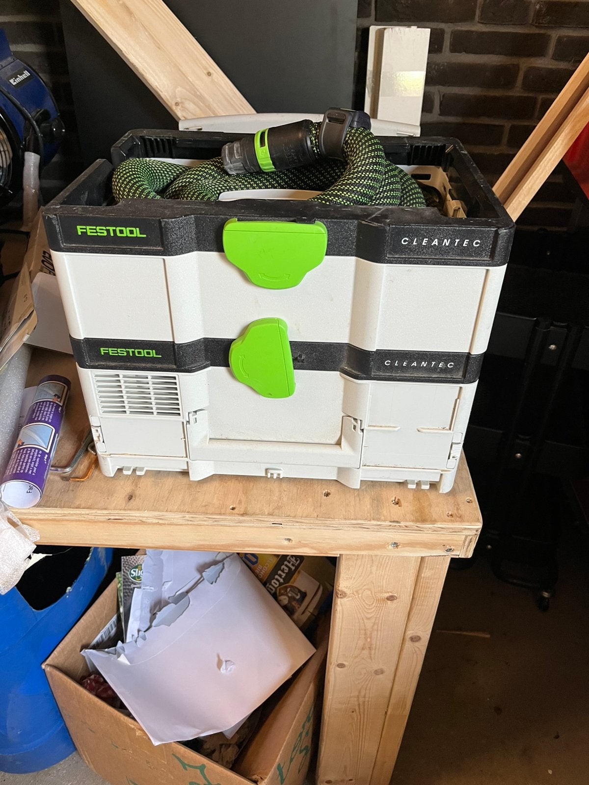 Festool accu stofzuiger CTLC SYS 1 inclusief longlife zak, Ophalen of Verzenden, Zo goed als nieuw