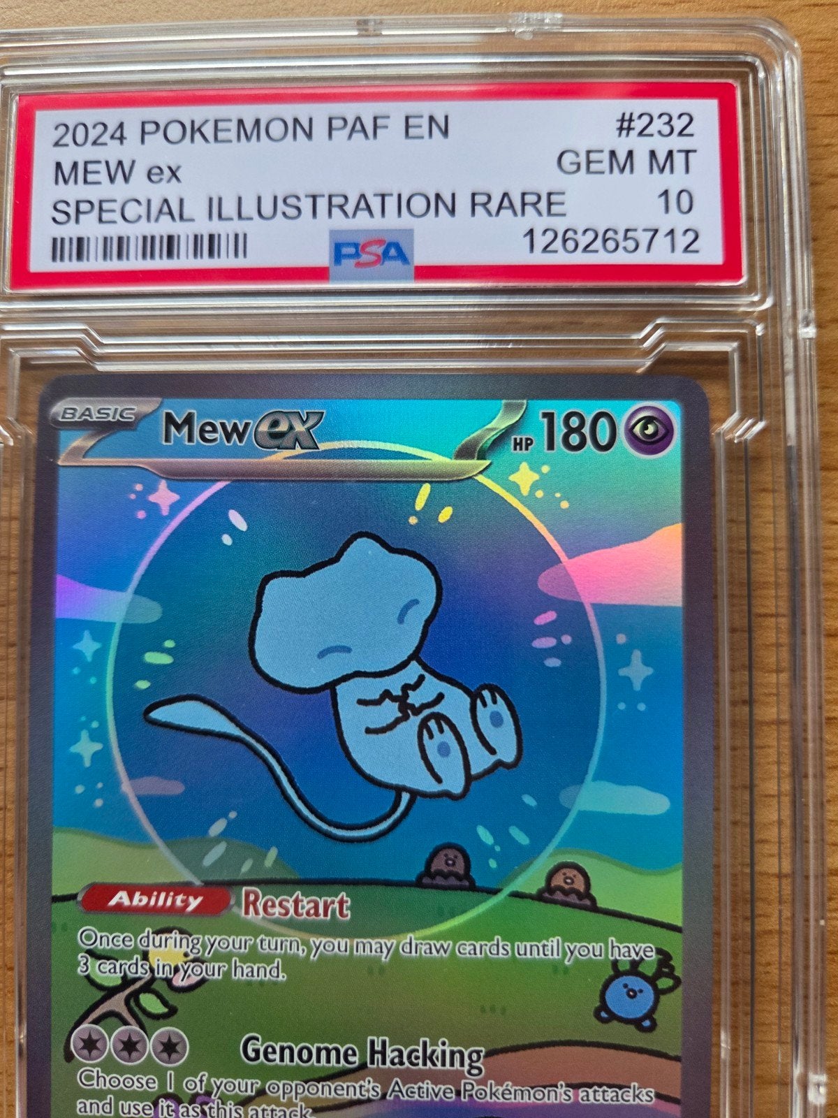 Mew ex Special Illustration Rare PSA 10 GEM MT Pokémon kaart, Verzenden, Nieuw, Losse kaart, Foil