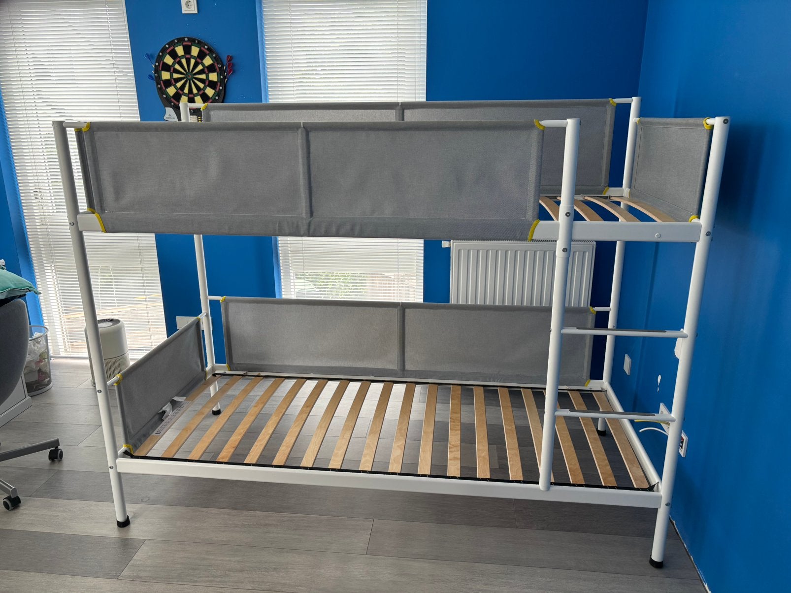 Hoogslaper IKEA VITTAL l lattenbodems + matrassen, Huis en Inrichting, Slaapkamer | Stapelbedden en Hoogslapers, Ophalen, Gebruikt