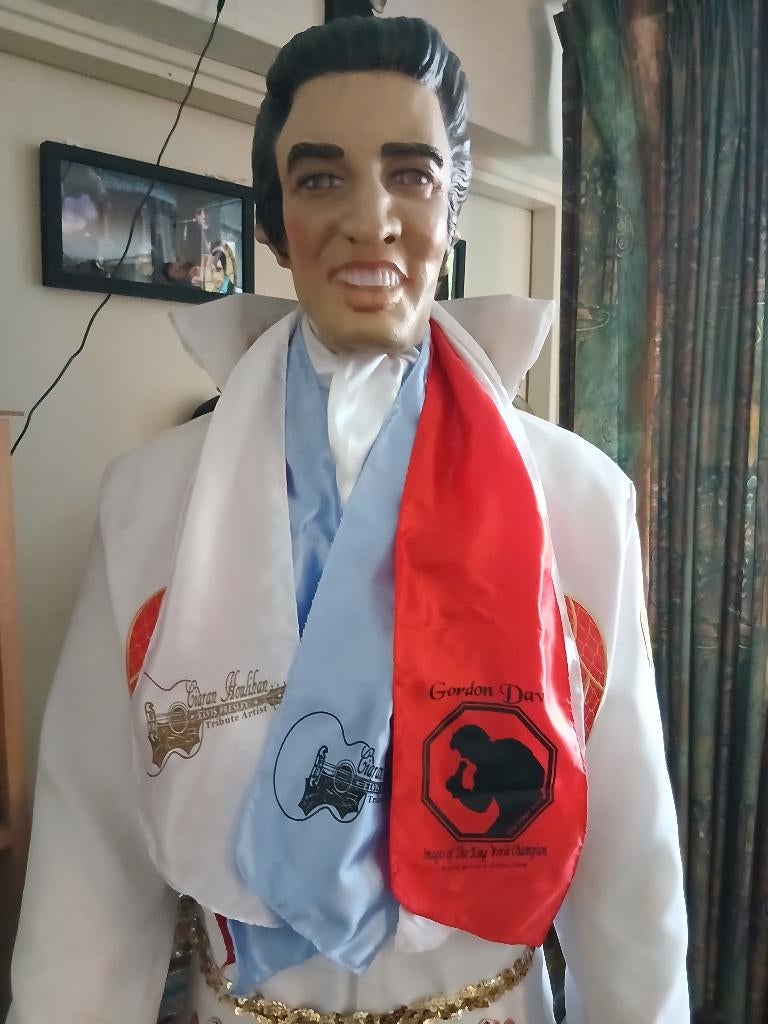 Paspop als Elvis verkleed, Verzamelen, Beelden en Beeldjes, Ophalen