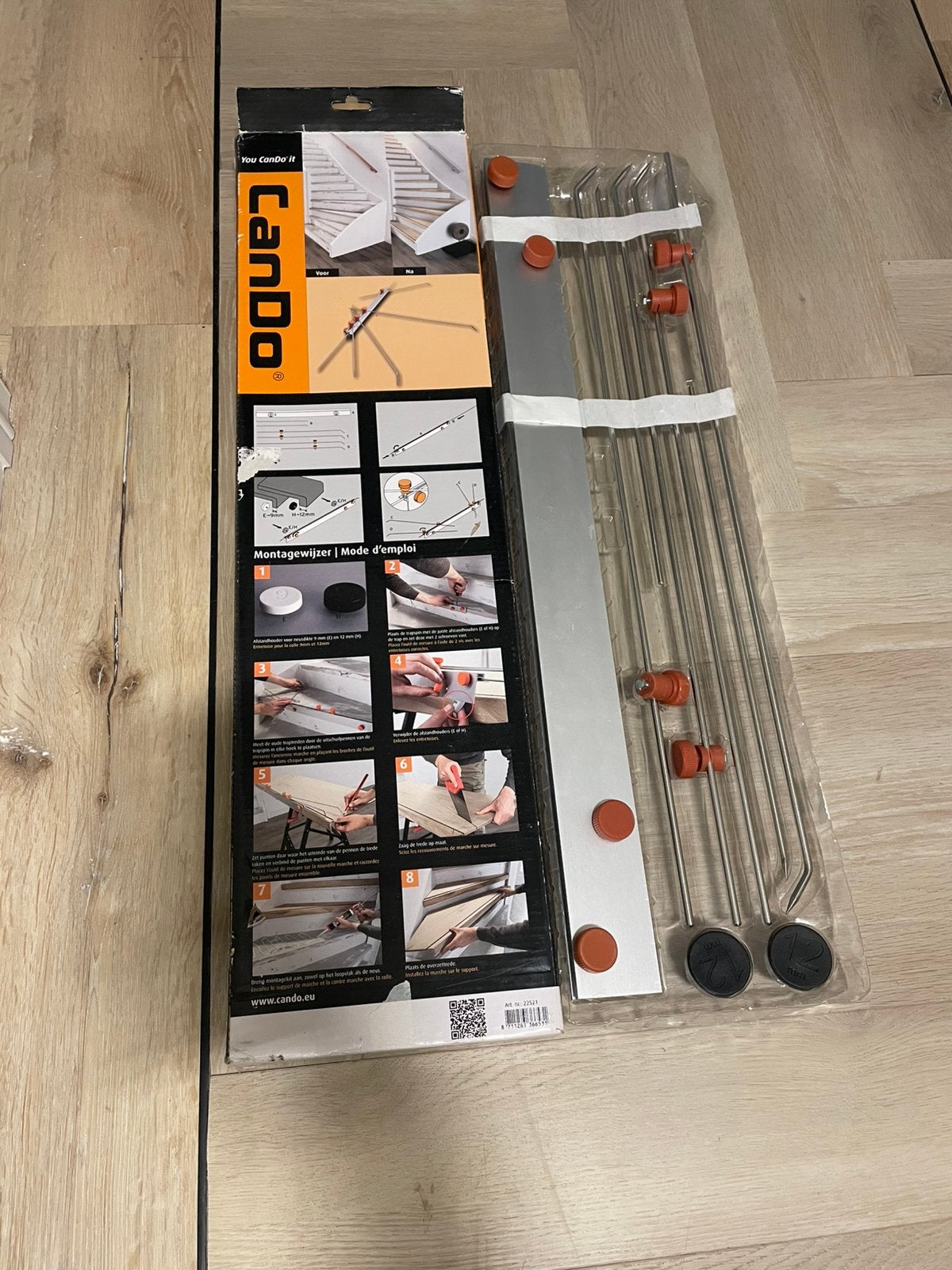 CanDo Trapspin  Meetinstrument  traprenovatie, Ophalen of Verzenden, Zo goed als nieuw, Trap, Minder dan 2 meter