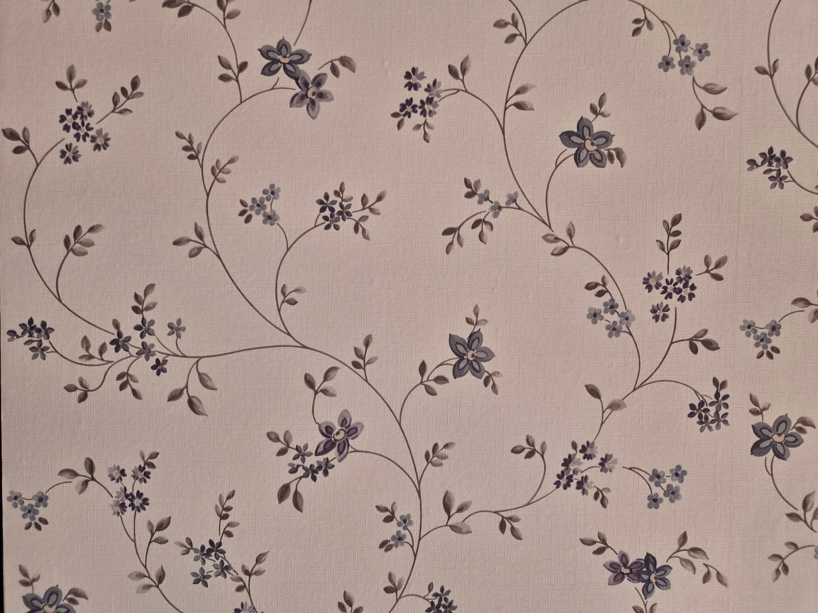 AS Creation Maison Bloemetjes Behang - Blauw & Groen/Rood, Ophalen of Verzenden, Bloemen, Romantisch