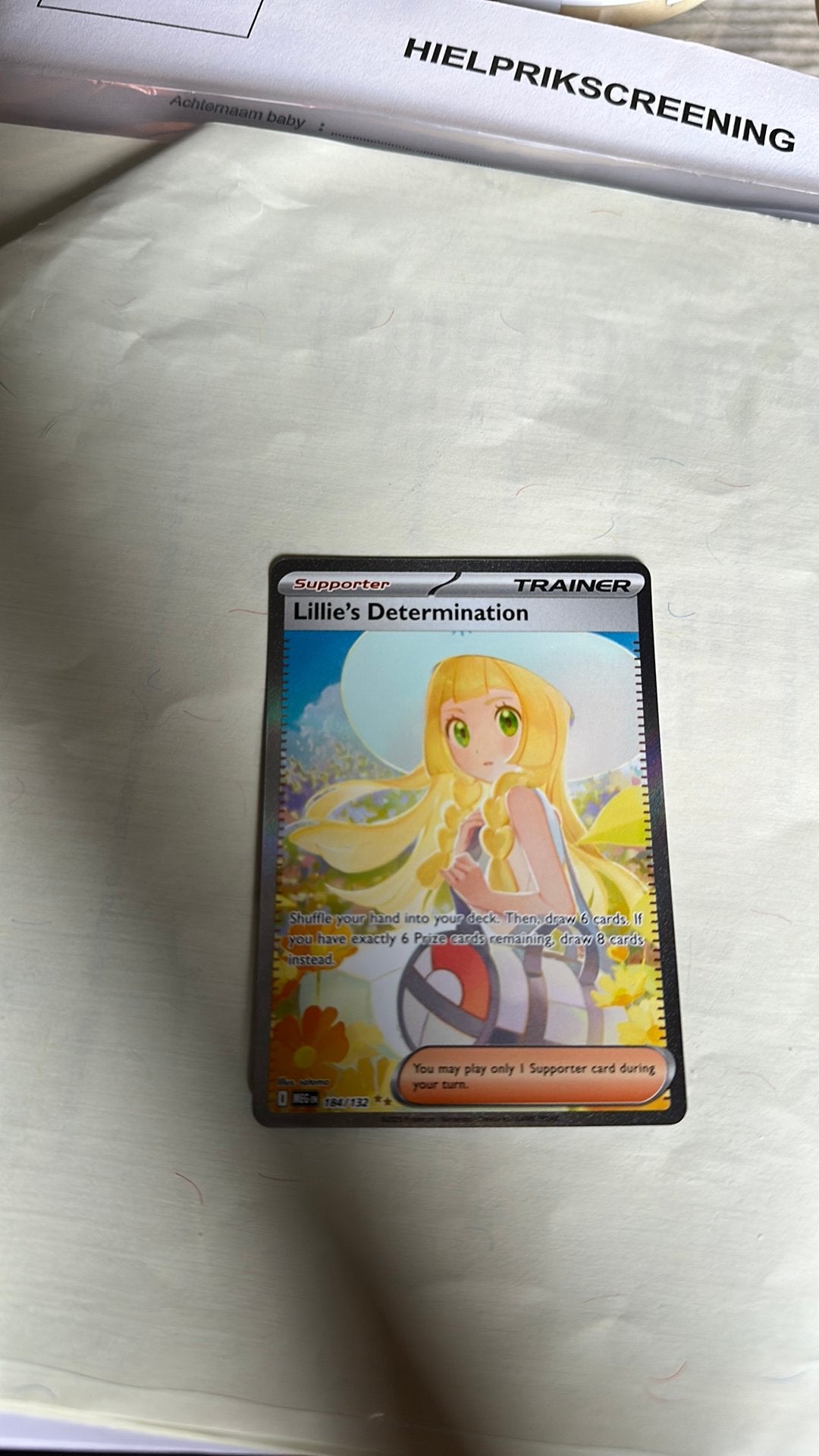 Lillie's Determination Full Art Trainer Kaart Pokémon TCG, Hobby en Vrije tijd, Verzamelkaartspellen | Pokémon, Ophalen, Zo goed als nieuw