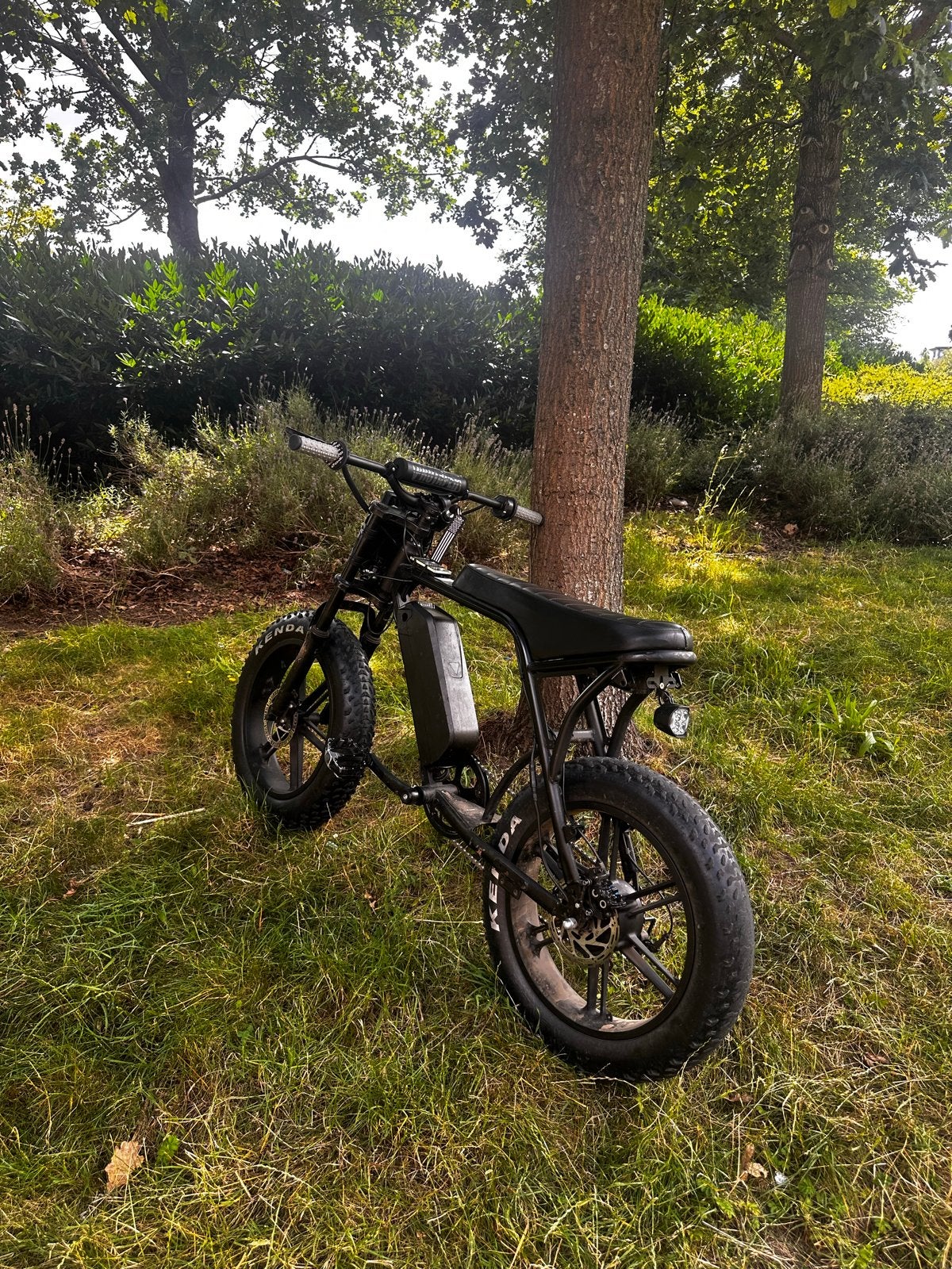 Fatbike ouxiv8 E-bike - Zwart, Zo goed als nieuw, Zo goed als nieuw, 51 tot 55 cm, 30 tot 50 km per accu, Ophalen