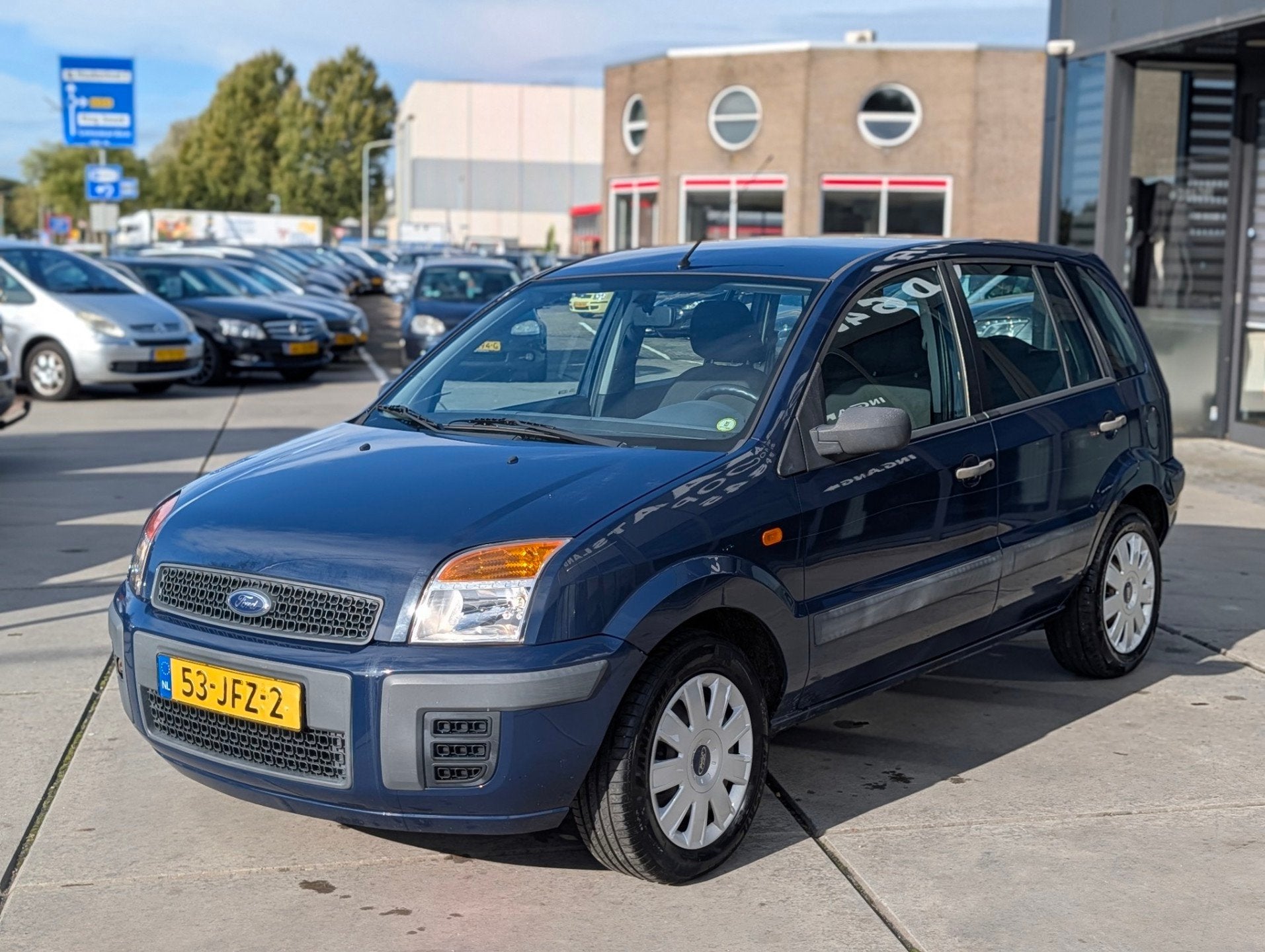 Ford Fusion 1.4-16V Cool & Sound - Airco, Auto's, Voorwielaandrijving, Gebruikt, Blauw, 49 €/maand