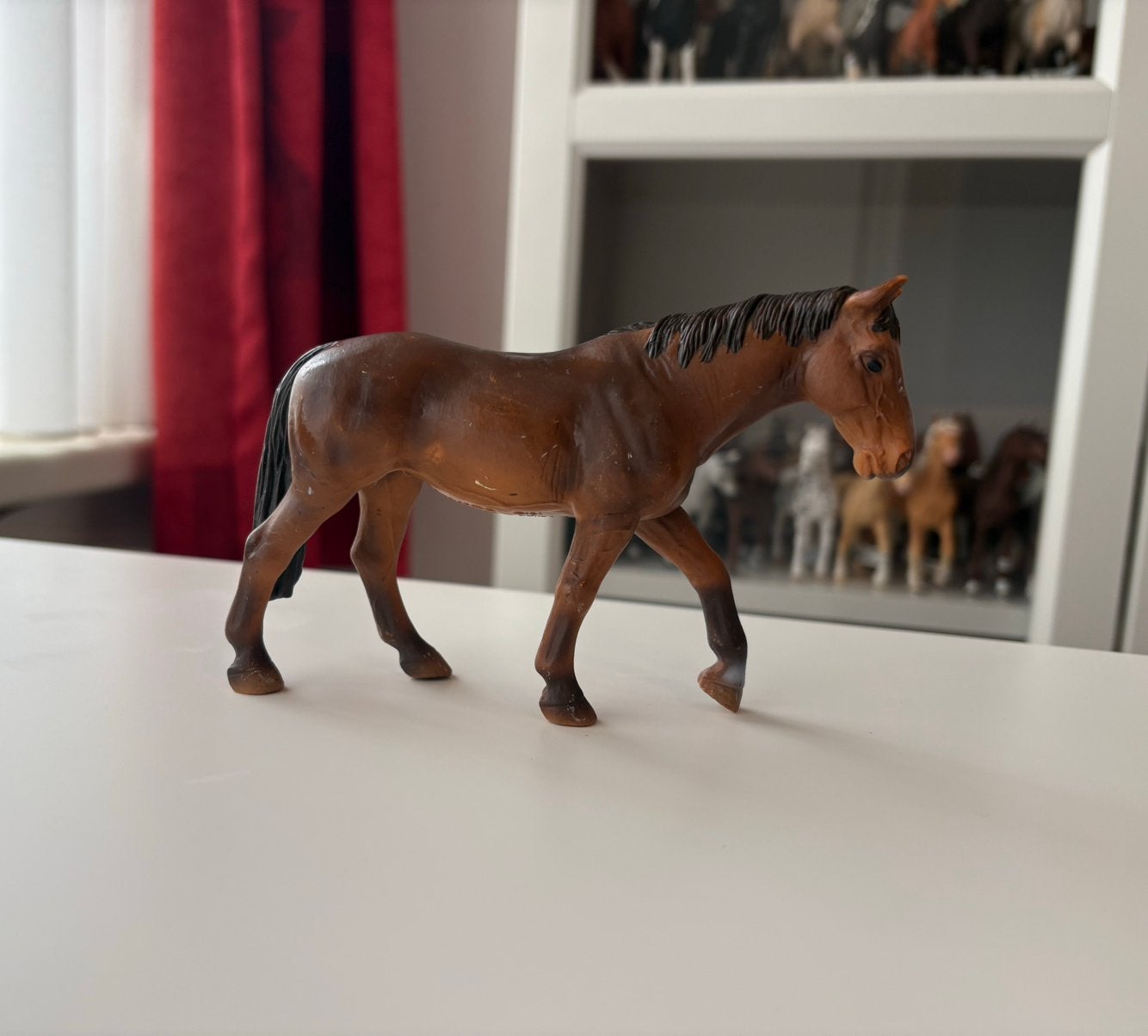 Schleich Huifkarpaard, Ophalen of Verzenden, Zo goed als nieuw, Paard, Beeldje of Figuurtje
