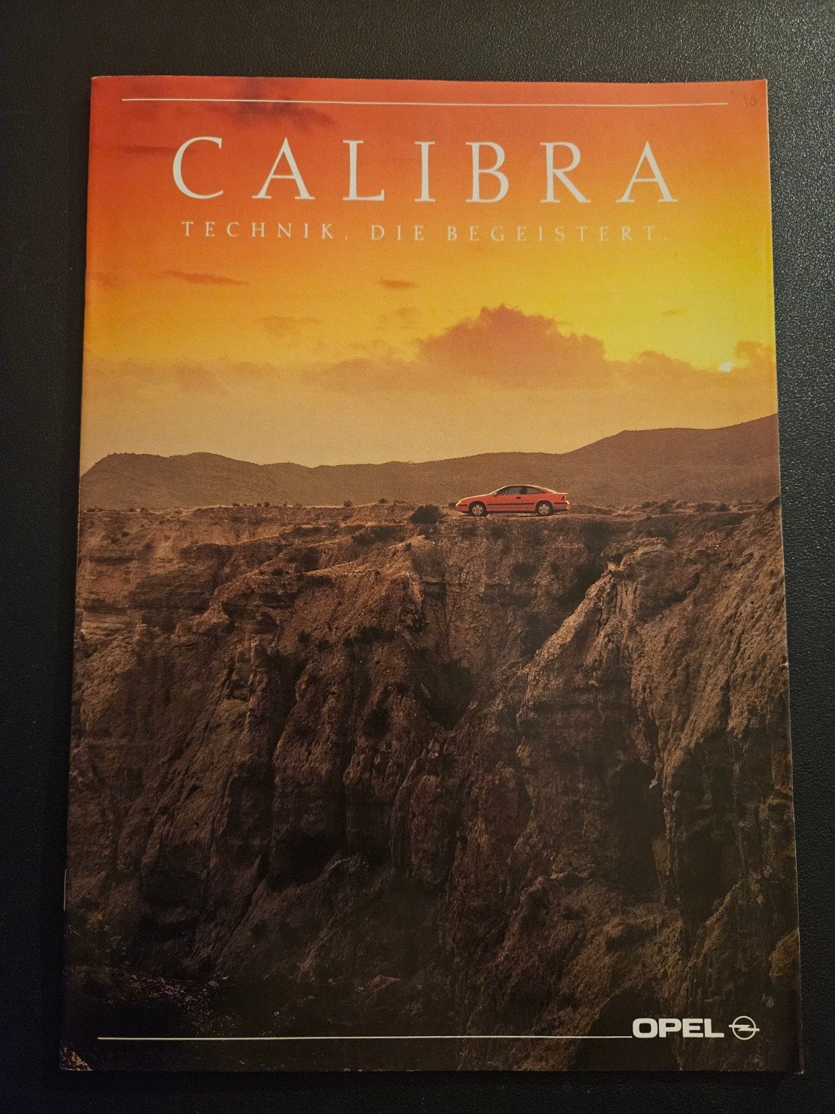 Brochure Opel Calibra 1991, Ophalen of Verzenden, Zo goed als nieuw, Opel