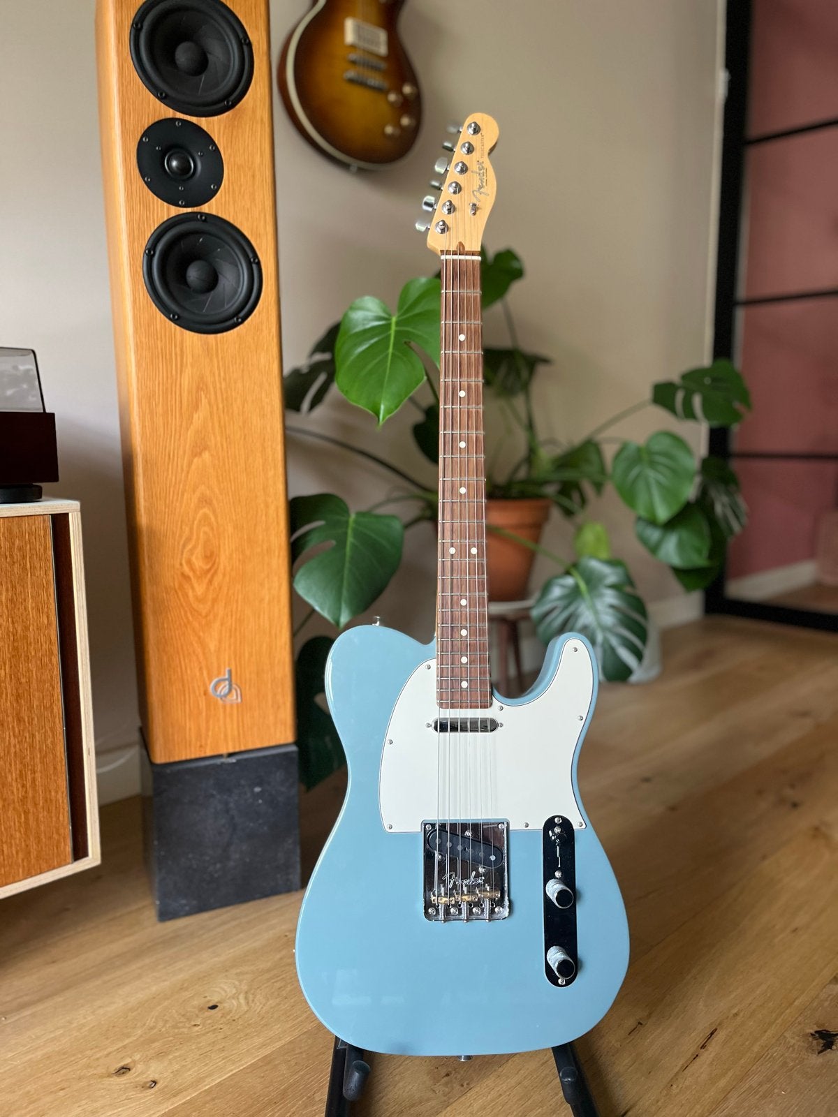 Fender USA Prof Telecaster Sonic Gray, Muziek en Instrumenten, Snaarinstrumenten | Gitaren | Akoestisch, Ophalen, Zo goed als nieuw