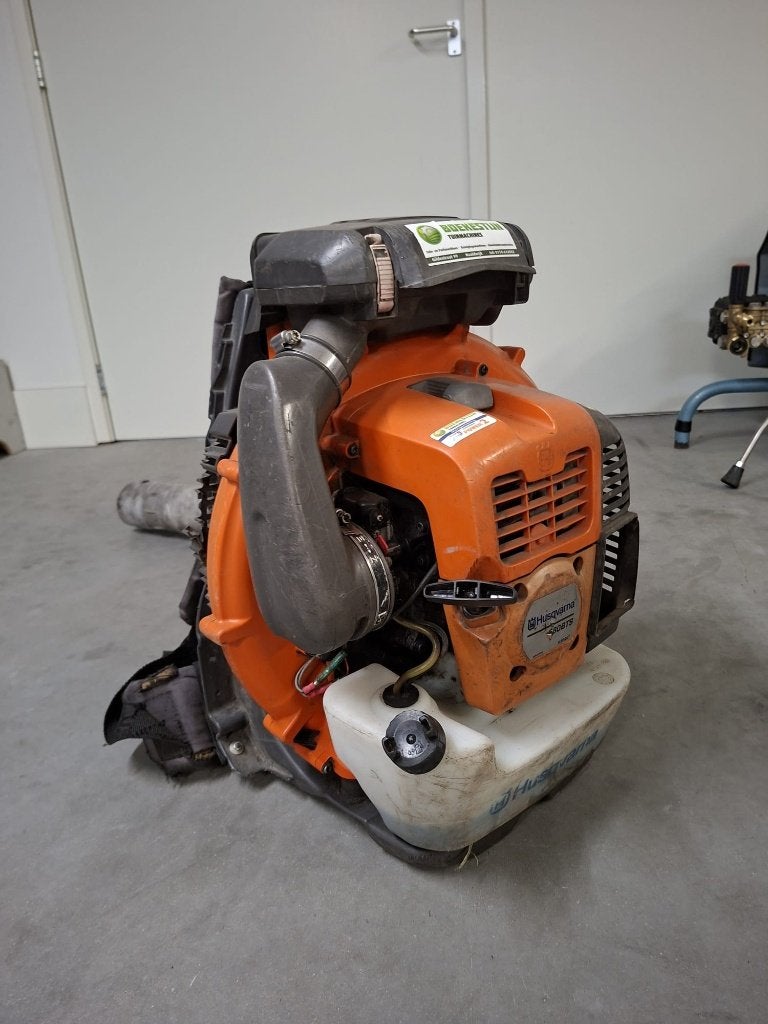 Husqvarna 580 BTS bladblazer, Ophalen, Benzine, Gebruikt, Ruggedragen