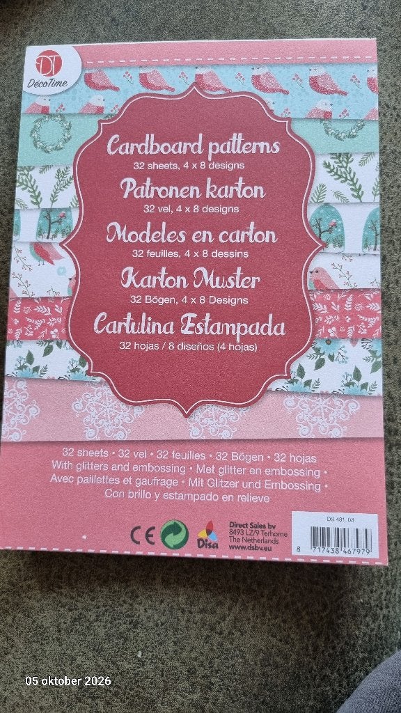 A5 Knutsel karton van DecoTime, Nieuw, Meerkleurig, Ophalen of Verzenden, Papier of Karton