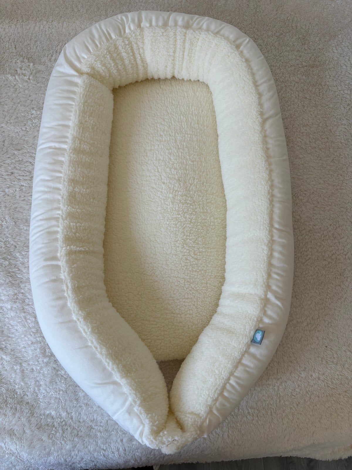 Babynest Funnababy Teddy Off White 25€, Ophalen of Verzenden, Zo goed als nieuw, Overige typen