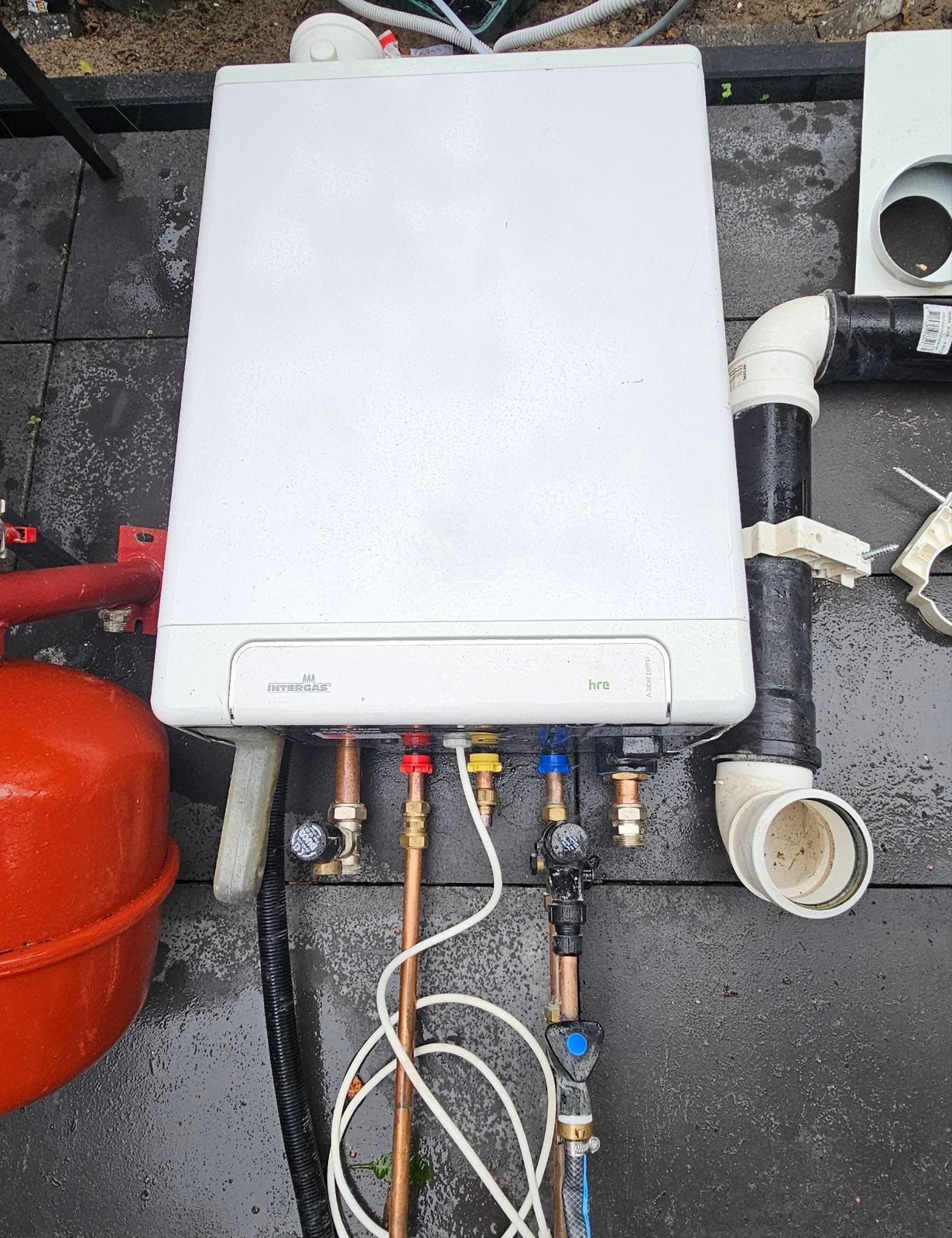 Intergas Kompakt HRE 24/18 A CV-ketel met expansievat, Ophalen, Minder dan 60 cm, Cv-ketel of Combi-ketel, 30 tot 80 cm