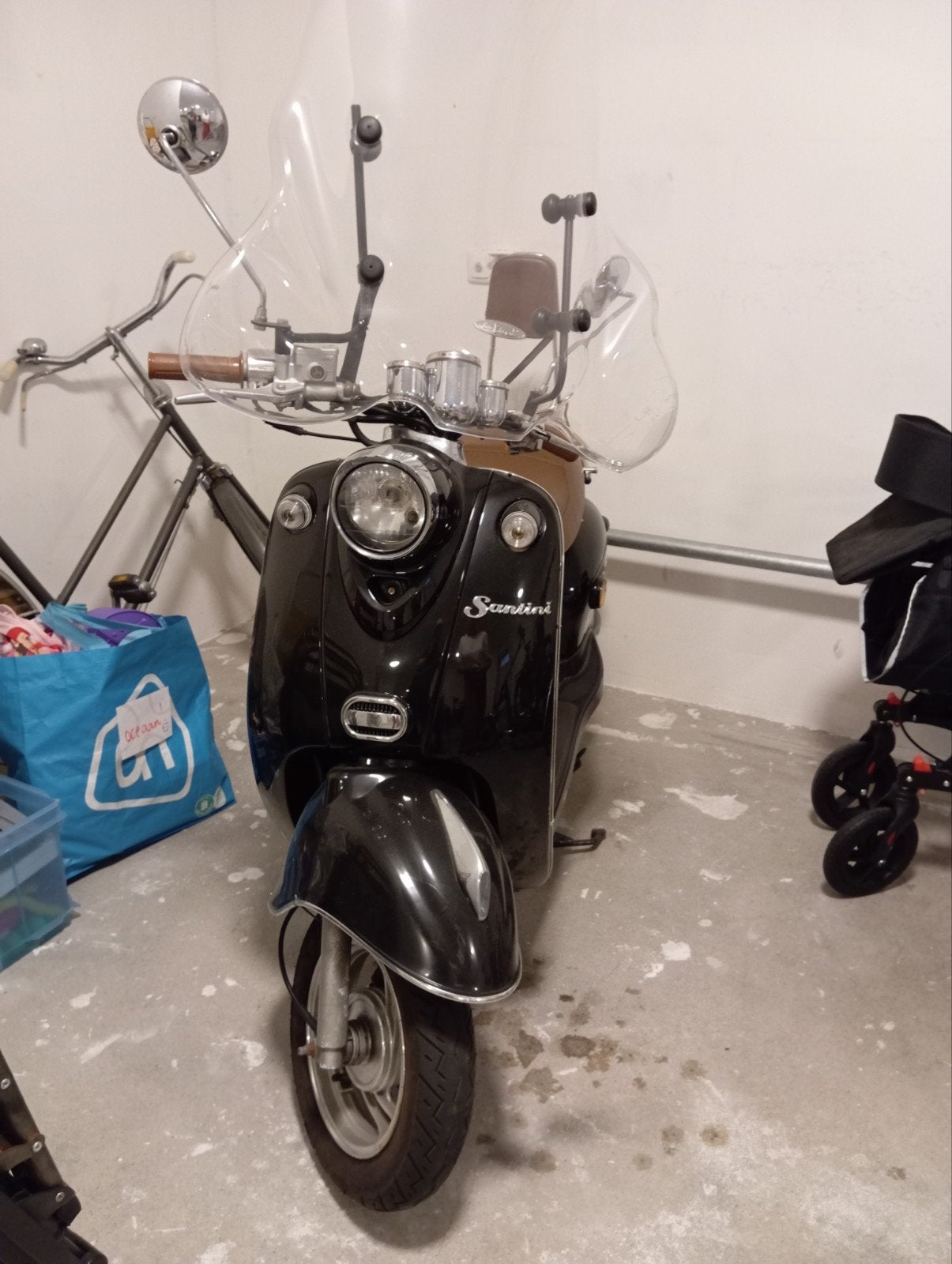 Scooter Santini San Remo Bromscooter, Zo goed als nieuw, Benzine, Ophalen, Overige merken