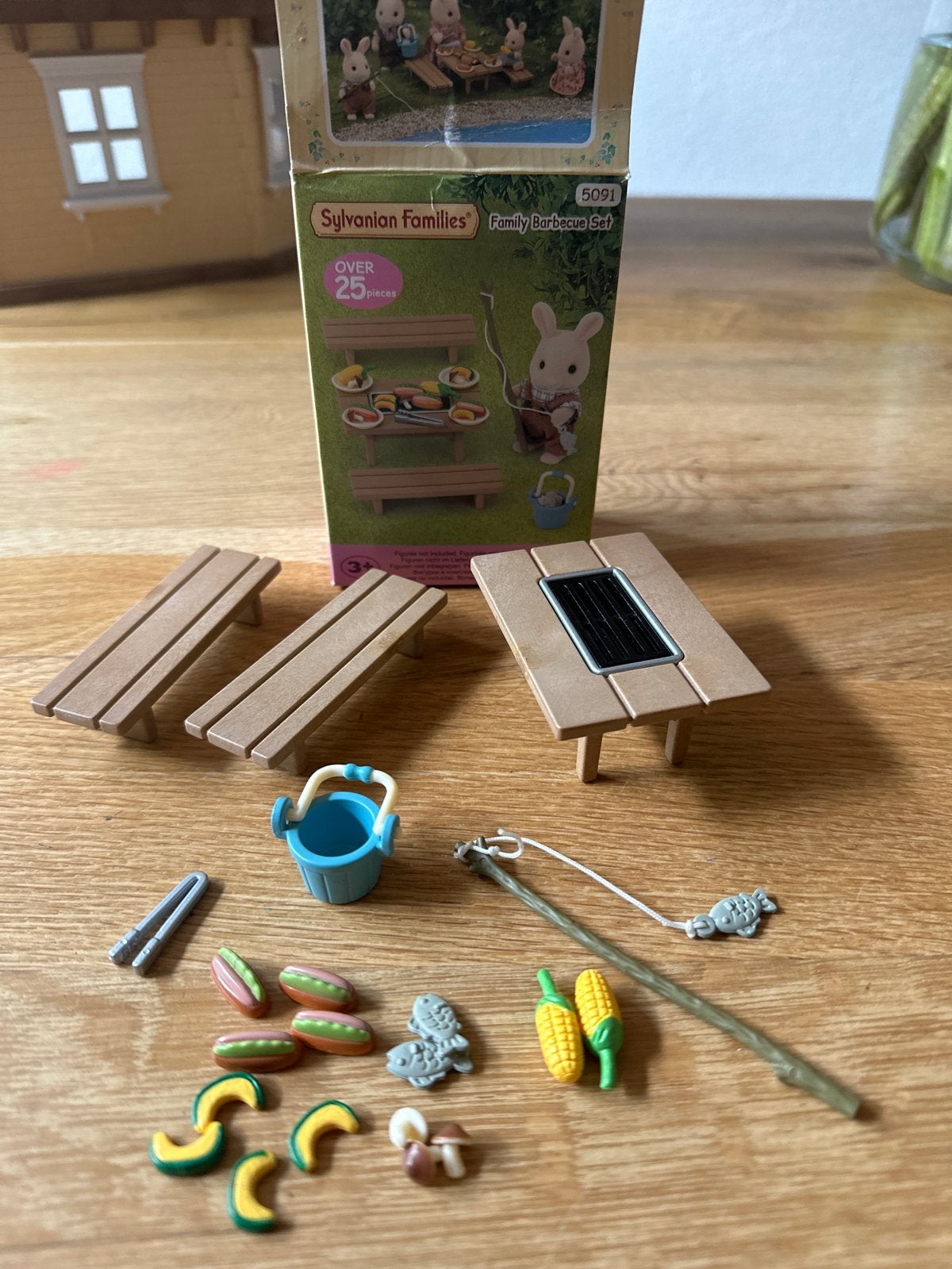 Sylvanian Families Familie Barbecue Set - Compleet!, Ophalen of Verzenden, Zo goed als nieuw, Jongen of Meisje