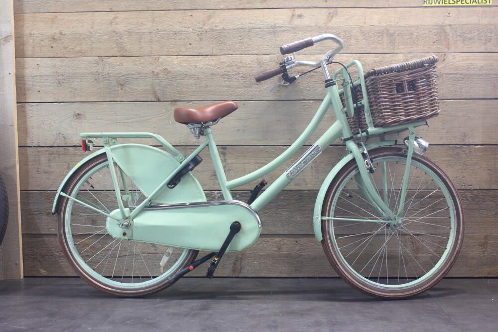 24 inch Popal transportfiets remnaaf groen + 3 mnd garantie, Niet ingevuld, Gebruikt, Niet ingevuld, Niet ingevuld