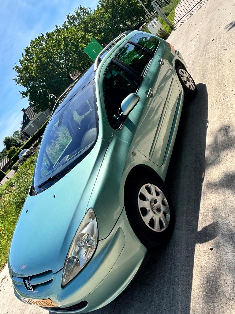 Peugeot 307 1.6 16V SW AUT 2002 Groen, Euro 5, Stof, Zwart, 4 cilinders