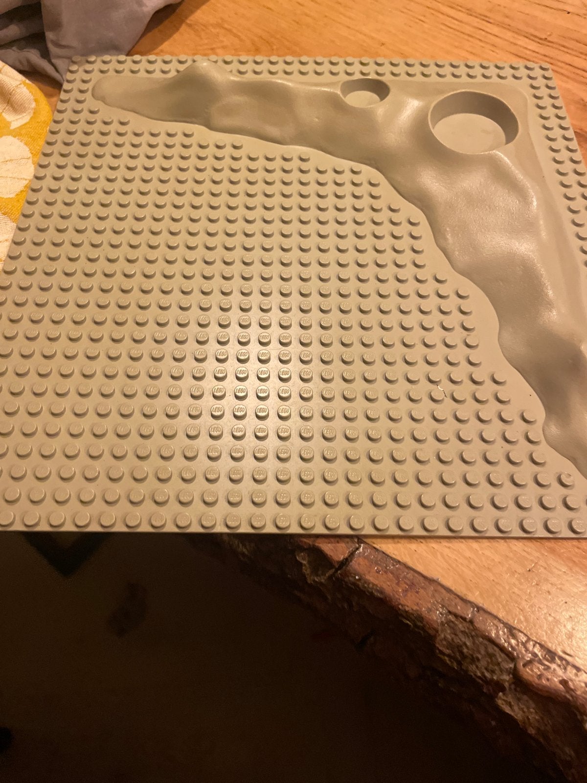 Grote partij diverse LEGO stenen en maangrondplaat, Lego, Ophalen of Verzenden, Losse stenen, Inclusief instructies