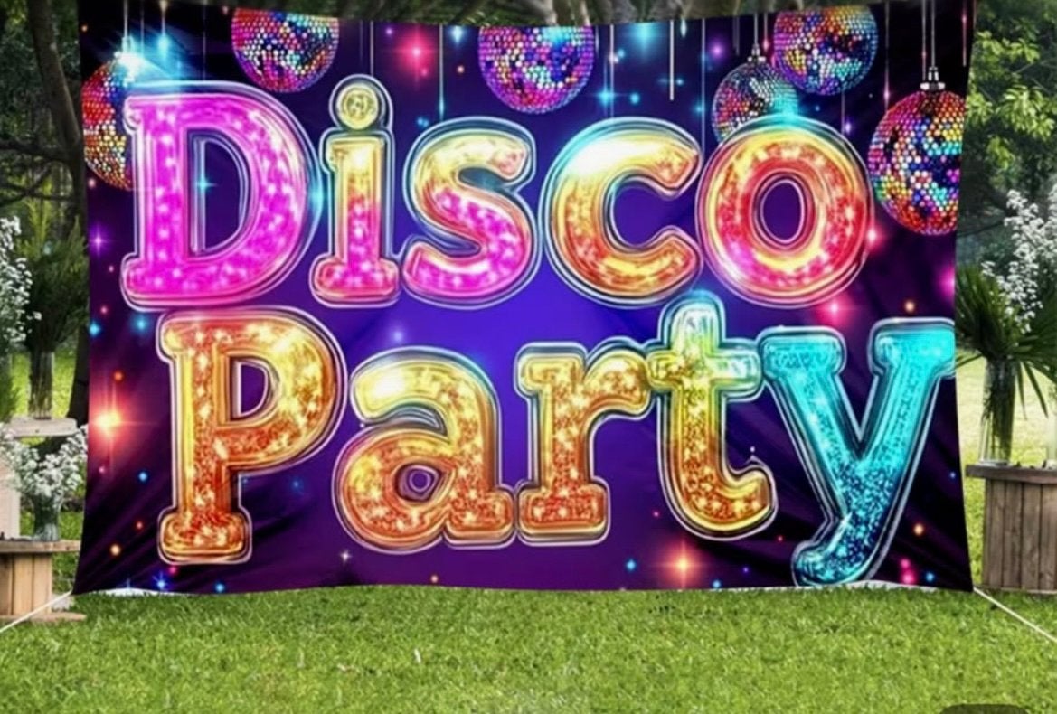 Themafeest disco aankleding, Ophalen