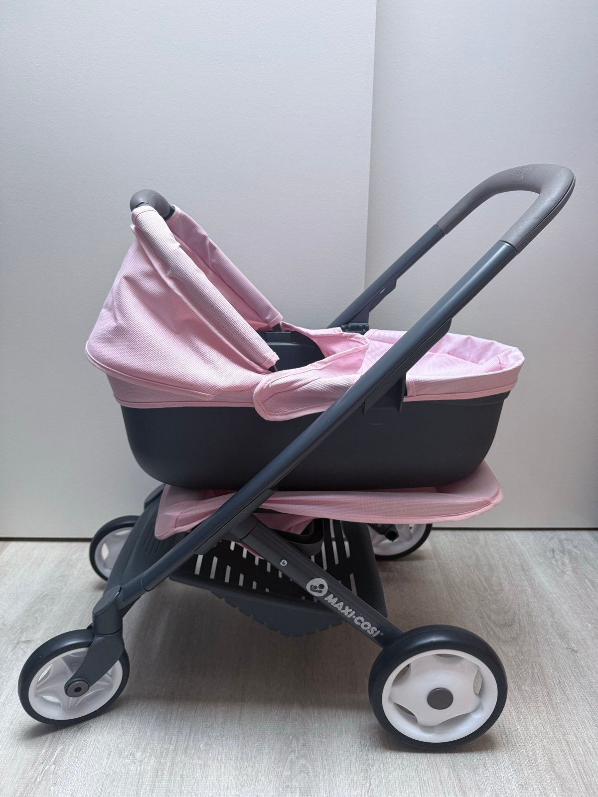 Maxi-Cosi Smoby poppenwagen 3-in-1 roze, Ophalen, Zo goed als nieuw, Overige typen